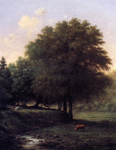 Main Product Photo of Summer Landscape With Cattle Painting by Martin Johnson Heade