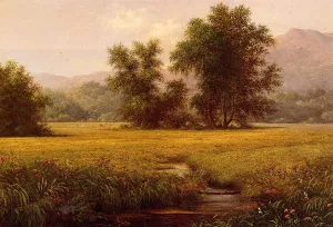 The Meadow by Martin Johnson Heade - Oil Painting Reproduction