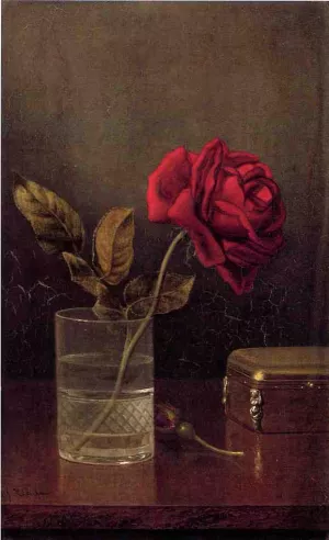The Queen of Roses by Martin Johnson Heade Oil Painting