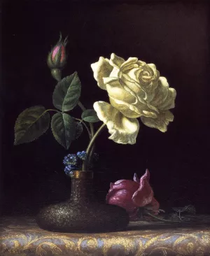 The White Rose painting by Martin Johnson Heade