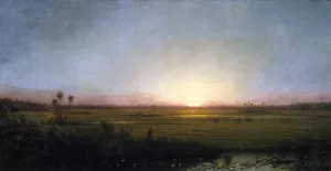 Twilight painting by Martin Johnson Heade