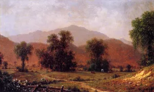 White Mountain Landscape, Mount Washington Oil painting by Martin Johnson Heade