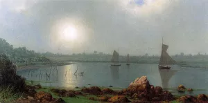 York Harbor, Coast of Maine by Martin Johnson Heade Oil Painting