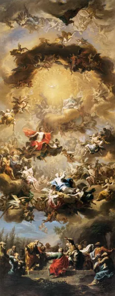 Assumption of the Virgin by Martin Knoller - Oil Painting Reproduction