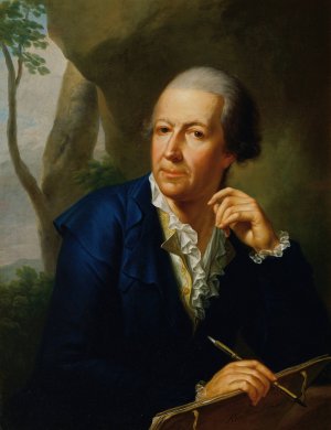 Der Maler Joseph Rosa by Martin Knoller Oil Painting