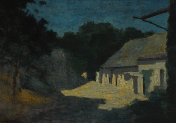Main Product Photo of Nocturno  Painting by Martin Malharro