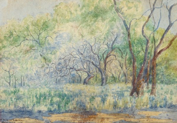 Paisaje  by Martin Malharro - Hand-Painted Oil Painting Reproduction