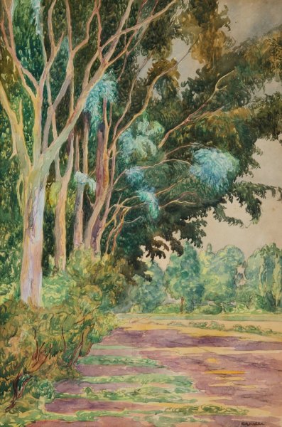 Paisaje  by Martin Malharro - Hand-Painted Oil Painting Reproduction