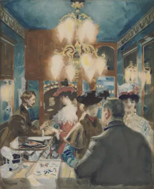 Bij den Juwelier by Martin Monnickendam Oil Painting