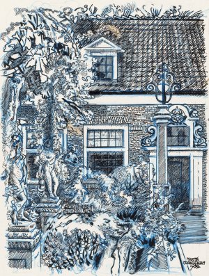 Huis te Edam of Monnickendam by Martin Monnickendam Oil Painting