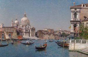 The Grand Canal, Venice by Martin Rico y Ortega Oil Painting
