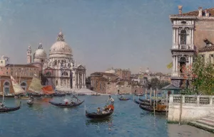 The Grand Canal, Venice by Martin Rico y Ortega Oil Painting