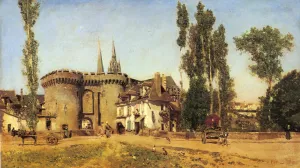 The Village of Chartres by Martin Rico y Ortega - Oil Painting Reproduction