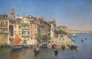 Venice by Martin Rico y Ortega Oil Painting
