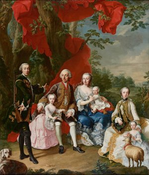 Die Familie des Grafen Nikolaus Palffy von ErdOd by Martin Van Meytens Oil Painting