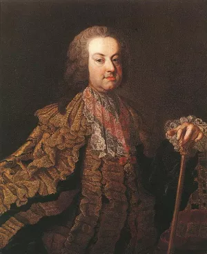 Emperor Francis I by Martin Van Meytens Oil Painting