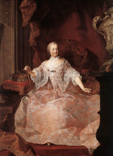 Main Product Photo of Empress Maria Theresia Painting by Martin Van Meytens