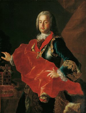Kaiser Franz I. Stephan von Lothringen by Martin Van Meytens Oil Painting