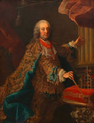 Kaiser Franz I. Stephan von Lothringen by Martin Van Meytens Oil Painting