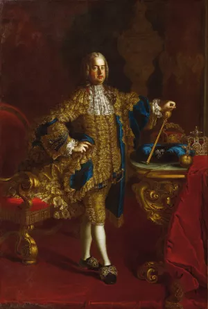 Kaiser Franz I. Stephan by Martin Van Meytens Oil Painting