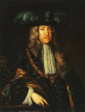 Portrat Kaiser Karl VI by Martin Van Meytens Oil Painting