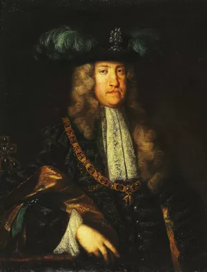 Portrat Kaiser Karl VI by Martin Van Meytens Oil Painting
