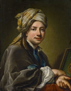 Self-Portrait by Martin Van Meytens Oil Painting