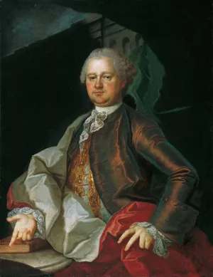 Valentin Ruard by Martin Van Meytens Oil Painting