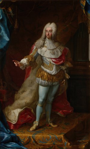 Vittorio Amedeo II in Maesta by Martin Van Meytens Oil Painting