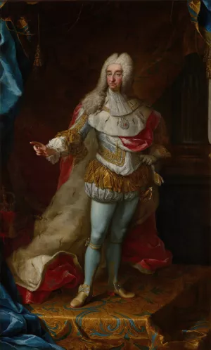 Vittorio Amedeo II in Maesta by Martin Van Meytens Oil Painting