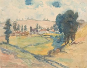 Heuvellandschap by Martinus Van Andringa Oil Painting