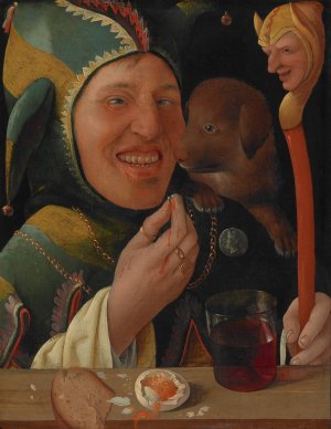 The Jester by Marx Reichlich Oil Painting
