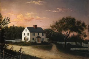 Blood Family Homestead painting by Mary Blood Mellen