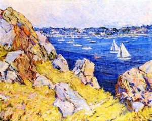 Marblehead Harbor by Mary Bradish Titcomb Oil Painting