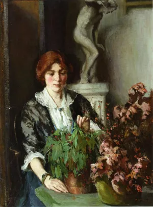 The Flower Arranger painting by Mary Bradish Titcomb