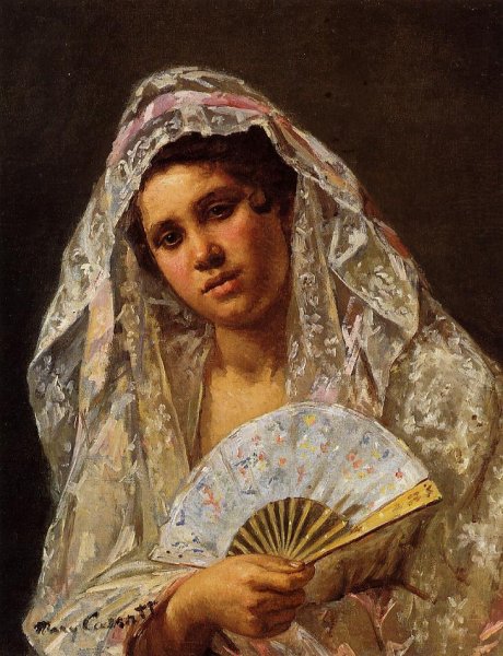 Main Product Photo of A Seville Belle Painting by Mary Cassatt