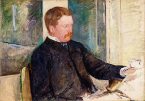 Alexander J. Cassatt by Mary Cassatt Oil Painting