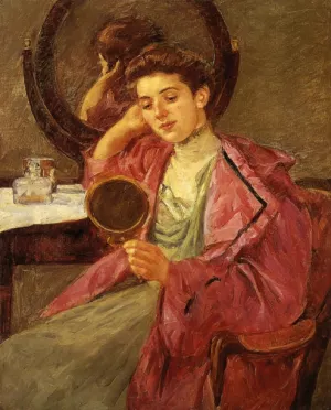 Antoinette at Her Dressing Table by Mary Cassatt Oil Painting