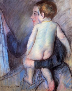 At the Window by Mary Cassatt Oil Painting