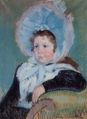 Dorothy in a Very Large Bonnet and a Dark Coat by Mary Cassatt Oil Painting