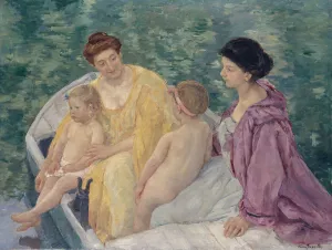 Le bain by Mary Cassatt Oil Painting