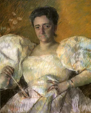 Louisine W. Havemeyer by Mary Cassatt - Oil Painting Reproduction