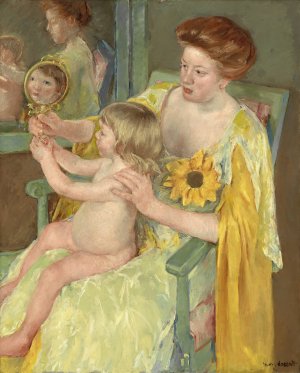 Mother and Child by Mary Cassatt Oil Painting