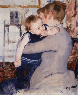 Mother and Child by Mary Cassatt Oil Painting