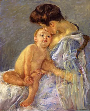 Motherhood painting by Mary Cassatt