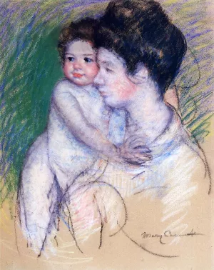 Motherhood painting by Mary Cassatt