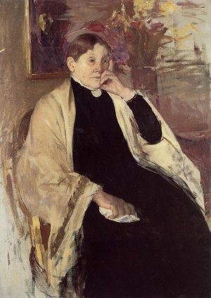 Mrs. Robert S. Cassatt also known as Katherine Kelson Johnston Cassatt by Mary Cassatt Oil Painting