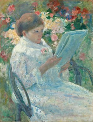 On a Balcony by Mary Cassatt Oil Painting