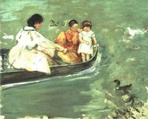 On the Water by Mary Cassatt - Oil Painting Reproduction