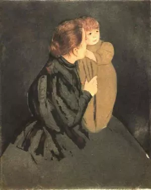 Peasant Mother and Child painting by Mary Cassatt